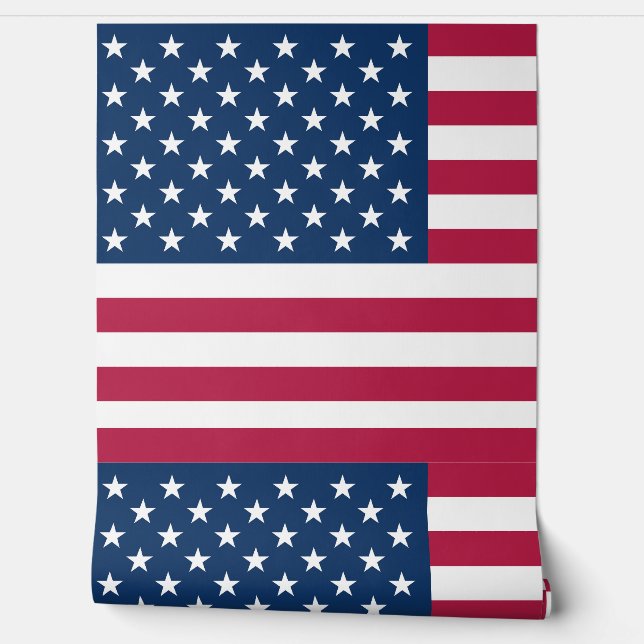 Amerikanische Flagge Tapete (Abrollen)
