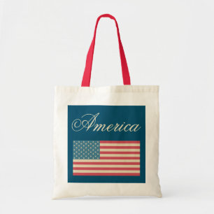Amerikanische Flagge-Tasche Tragetasche