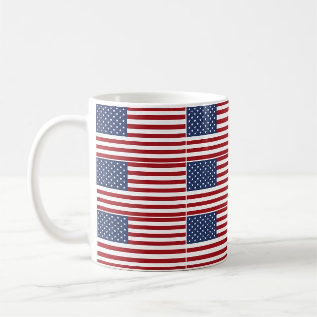 Amerikanische Flagge Tasse (Links)
