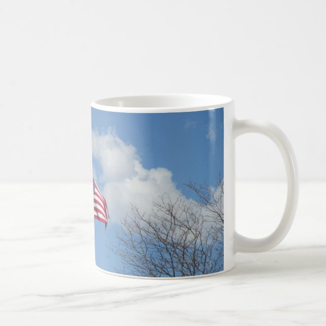 Amerikanische Flagge Tasse (Rechts)