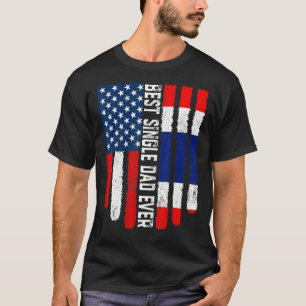 Amerikanische Flagge & Thailändische Flagge Bester T-Shirt