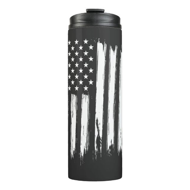 Amerikanische Flagge Thermosbecher (Vorderseite)