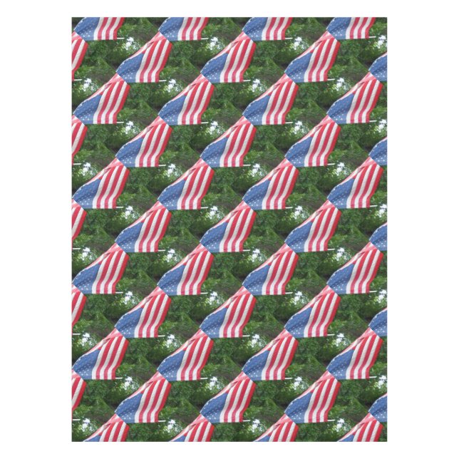 Amerikanische Flagge Tischdecke (Vorderseite)