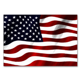 Amerikanische Flagge Tischnummer
