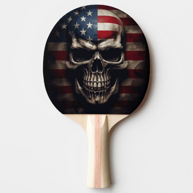 Amerikanische Flagge Tischtennis Schläger (Vorderseite)