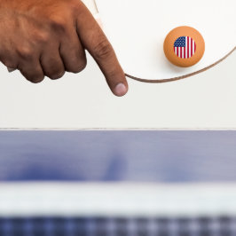 Amerikanische Flagge Tischtennisball