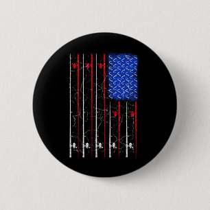 Amerikanische Flagge Top Button