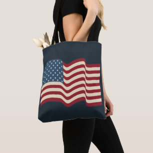 Amerikanische Flagge Tote Bag Geschenk