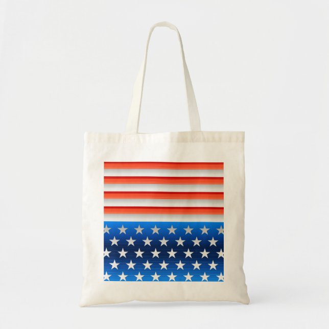 Amerikanische Flagge Tragetasche (Vorne)