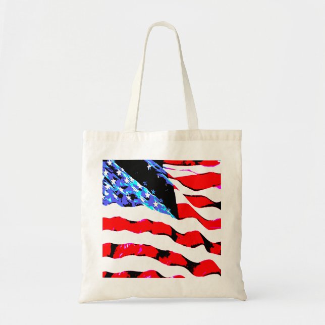 Amerikanische Flagge Tragetasche (Vorne)
