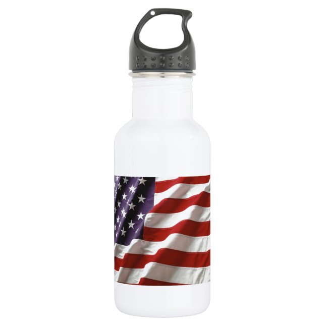 Amerikanische Flagge Trinkflasche (Vorderseite)