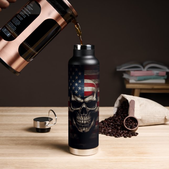 Amerikanische Flagge Trinkflasche (Kaffee)