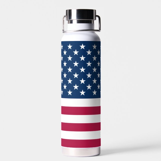 Amerikanische Flagge Trinkflasche (Rückseite)