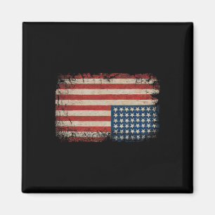 Amerikanische Flagge Trommel Drumset Usa Patriotis Magnet