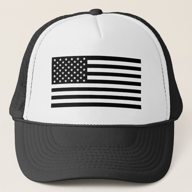 Amerikanische Flagge - Trucker Hat Truckerkappe (Vorderseite)
