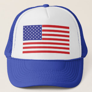 Amerikanische Flagge Truckerkappe