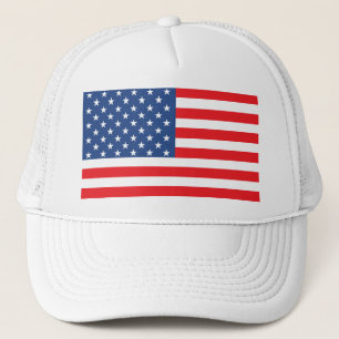 Amerikanische Flagge Truckerkappe