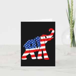 Amerikanische Flagge Trump Karte