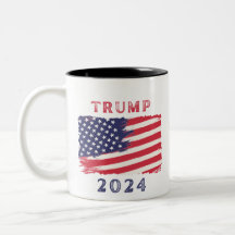Amerikanische Flagge Trump Tasse 2024
