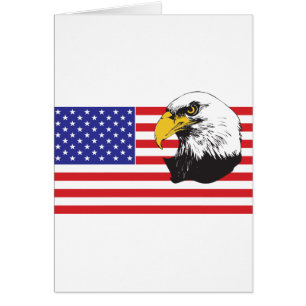 Amerikanische Flagge und Adler
