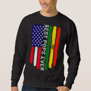 Amerikanische Flagge und Bolivien Flag Beste Pop j Sweatshirt