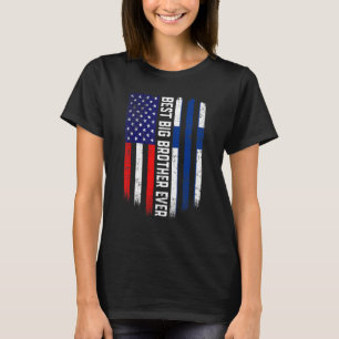 Amerikanische Flagge und Finnische Flagge Bester R T-Shirt