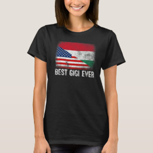 Amerikanische Flagge und Ungarische Flagge Beste G T-Shirt