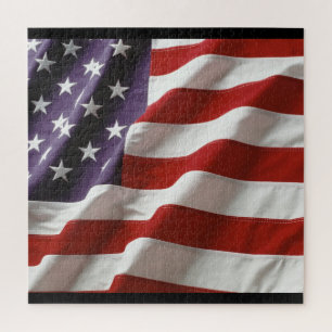 Amerikanische Flagge - US Flagge Puzzle