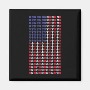 Amerikanische Flagge US Patriot Softll Cooler Spor Magnet