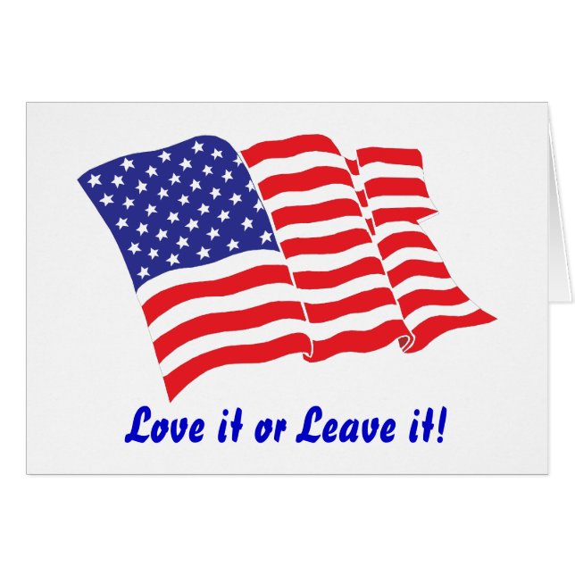 Amerikanische Flagge/USA (Vorderseite (Horizontal))