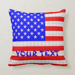 Amerikanische Flagge USA Amerika: ADDIEREN SIE Kissen