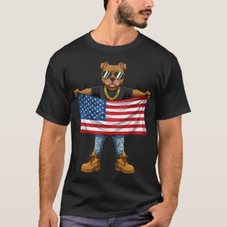 Amerikanische Flagge USA-Flagge 4. Juli Patriotisc T-Shirt