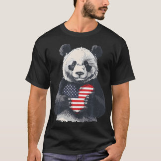 Amerikanische Flagge USA-Flagge Rot Weiß Blau Patr T-Shirt