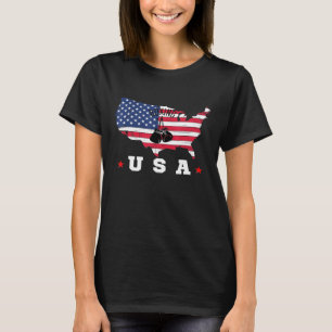 Amerikanische Flagge - USA - Patriotische Sportfla T-Shirt