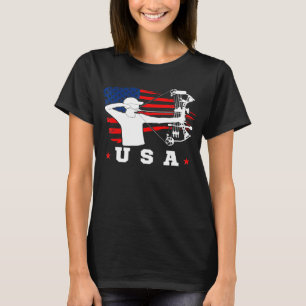 Amerikanische Flagge - USA - Patriotische Sportfla T-Shirt