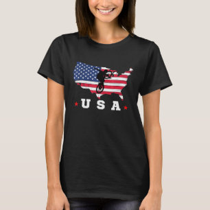 Amerikanische Flagge - USA - Patriotische Sportfla T-Shirt