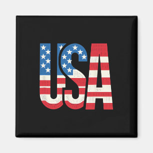 Amerikanische Flagge USA Patriotische uns 4. Juli Magnet