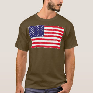 Amerikanische Flagge USA T-Shirt