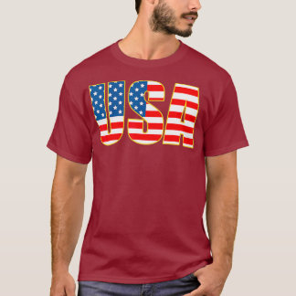 Amerikanische Flagge USA T-Shirt