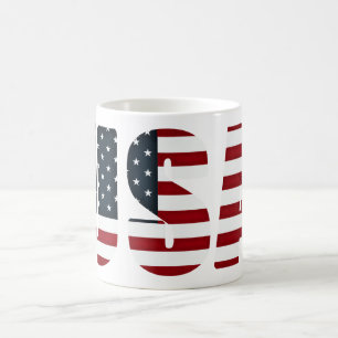amerikanische Flagge - USA Tasse