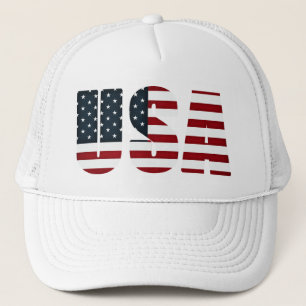 amerikanische Flagge - USA Truckerkappe