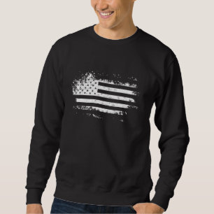 Amerikanische Flagge USA US 4 Sweatshirt