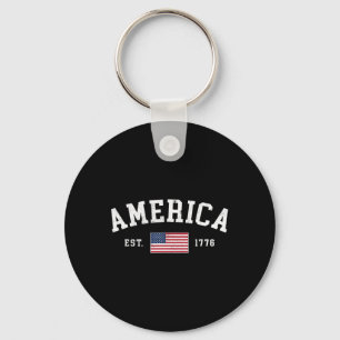 Amerikanische Flagge USA Vereinigte Staaten von Am Schlüsselanhänger