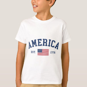 Amerikanische Flagge USA Vereinigte Staaten von Am T-Shirt