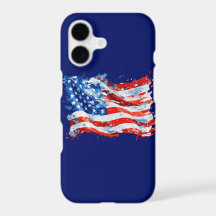Amerikanische Flagge USA Wasserfarbe 4. Juli