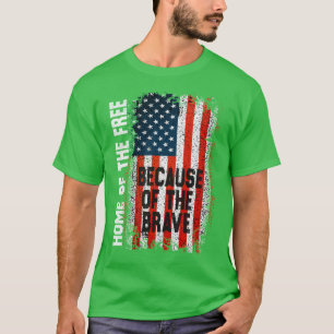 Amerikanische Flagge Veteran für Männer Frauen Kin T-Shirt