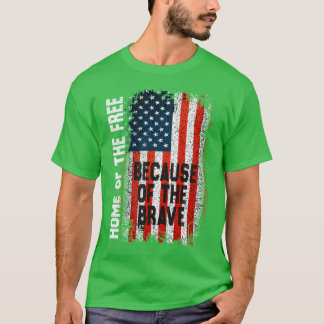 Amerikanische Flagge Veteran für Männer Frauen Kin T-Shirt