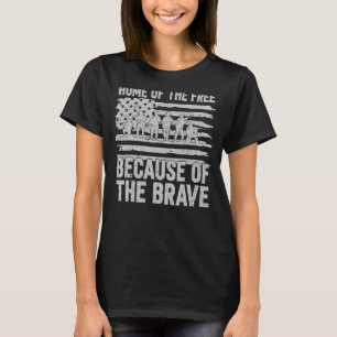 Amerikanische Flagge Veteran für Männer Frauen Kin T-Shirt