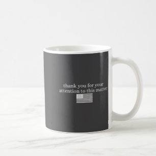 Amerikanische Flagge Vielen Dank für Ihre Aufmerks Kaffeetasse