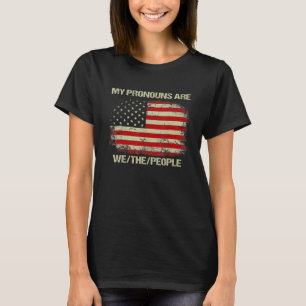 Amerikanische Flagge Vintag meine Hauptrollen sind T-Shirt